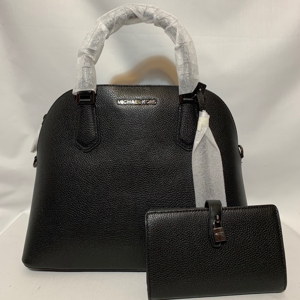 Michael Kors Dome Satchel and Slim bifold wallet